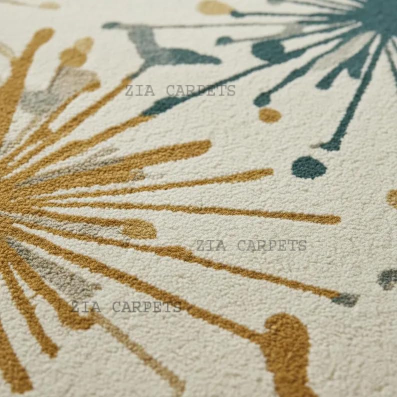 Image of zia carpets Hand Tufted Woollen Modern Collection Bedroom & Living Room Carpet Size 8 x 10 feet