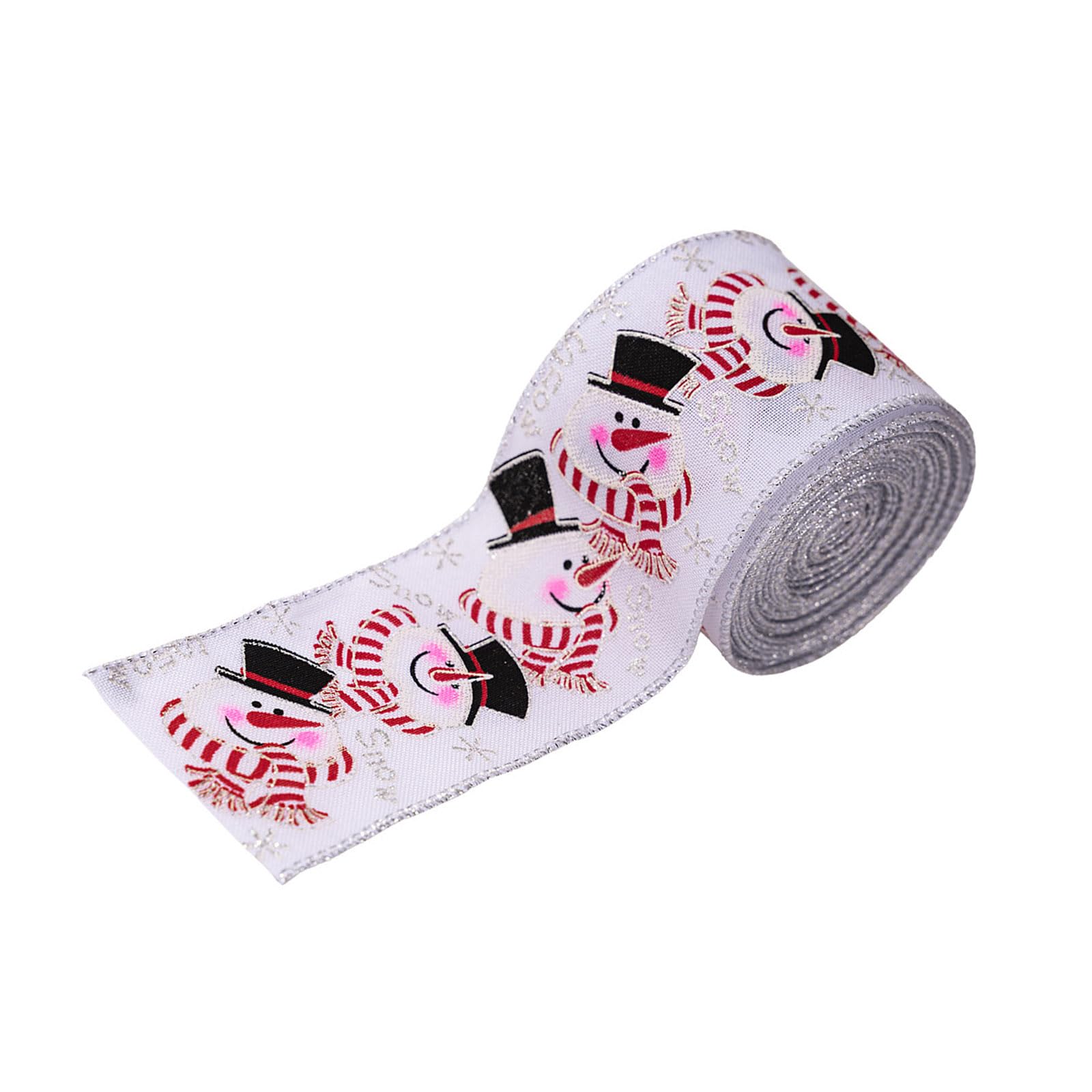 Kalttoy B Sustainable Fabric Holiday Ribbon Set Christmas Tree Decorations Gift Wrapping Supplies Party Decoration Solution Holiday Decoration Ribbon