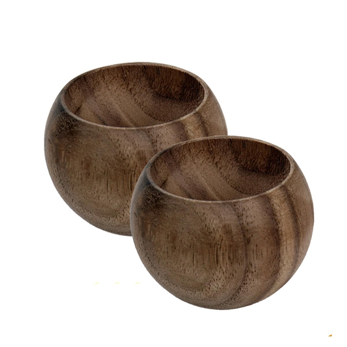 2 Pieces Egg Shaped Wooden Essential Oil Diffuser Aromatherapy Diffuser Small Wooden Fragrance DIffusers Fragrances Retention Long Lasting Fragrance for Home, Bathroom, Office, Toilet, Brown