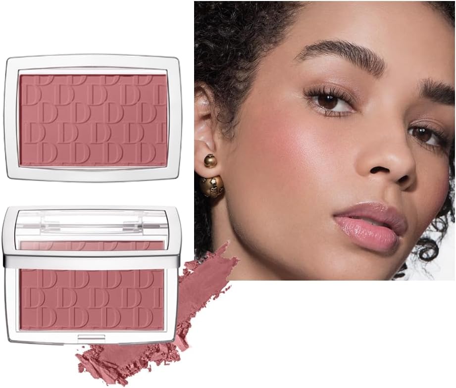 Gaufré blush Palette soyeux Matte blush Palette maquillage longue durée, contour et mise en valeur pour un blush de couverture constructible avec un éclat naturel blush Powder & face (Bois de rose)