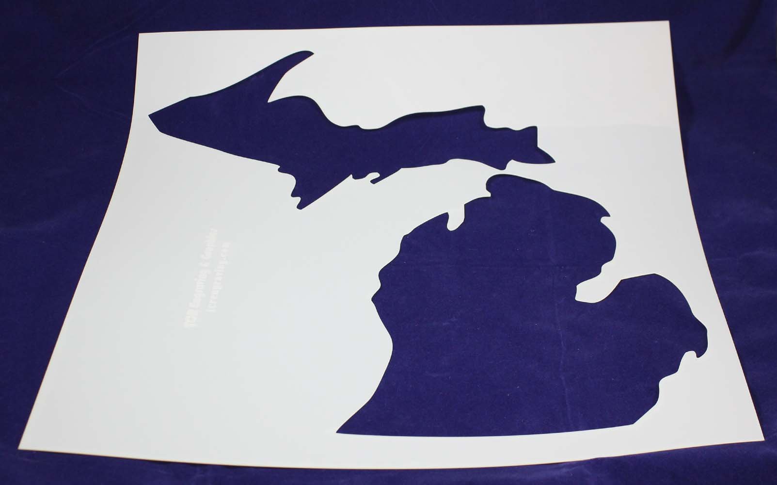 Plantilla Para Pared Del Estado De Michigan - Alta Calidad, Ideal Para Manualidades Y Decoración