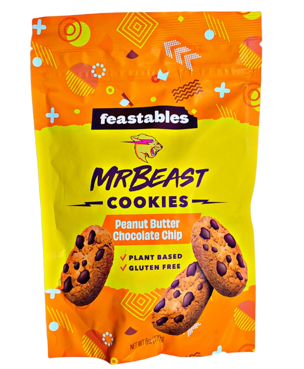 Amazon.com: Feastables MrBeast Peanut Butter Cookies - Made with