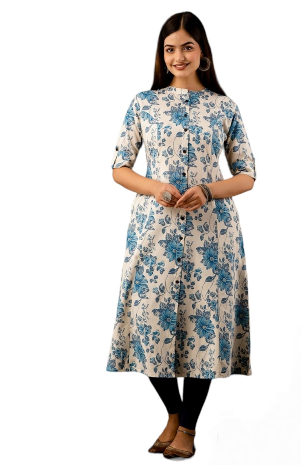 Tj A Line Princess Cut, India's top Most Brand Approved Pattern Block Printed Handcrafted A-Line Kurta