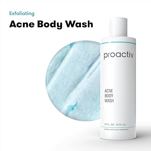 Miniatura 10 de Proactiv Gel de gel corporal para acné exfoliante para pieles sensibles limpiador de ácido salicílico con manteca de karité calmante y manteca de