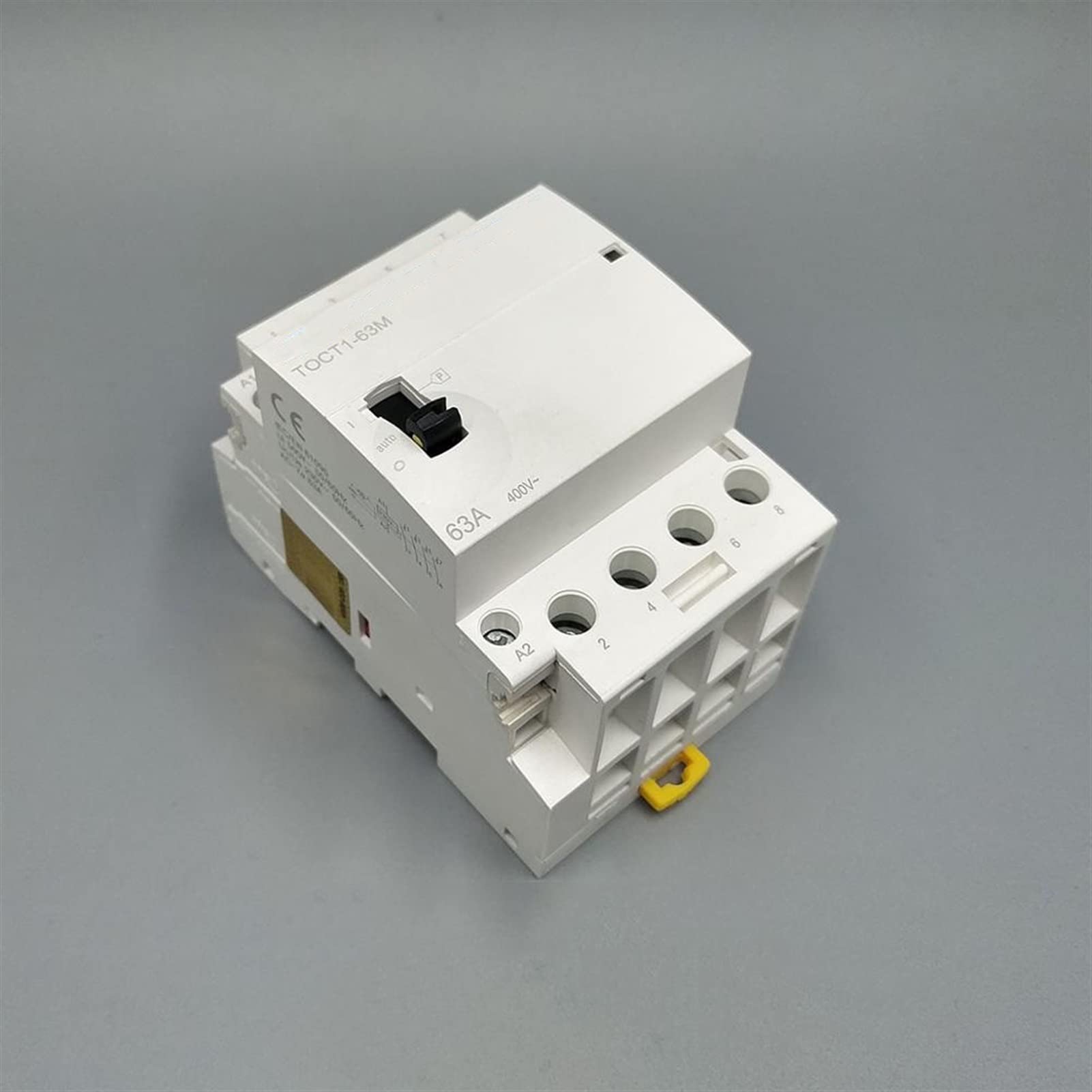 Contacteur TECT1 4P 63A 220V 230V rail DIN avec interrupteur manuel domestique 4NO