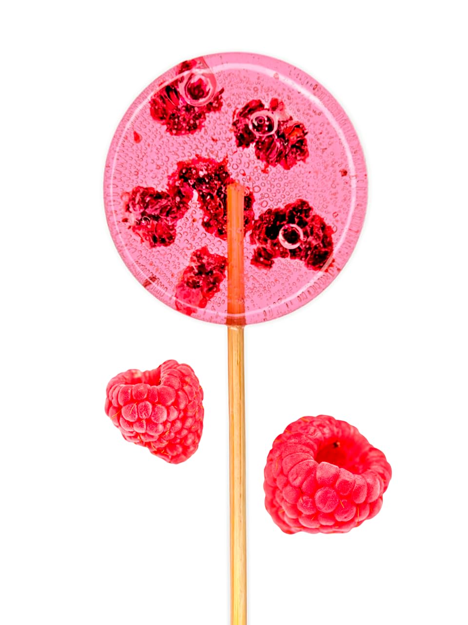 TimPops Zuckerfreie Fruchtlutscher 110 Stück mit Ständer für HoReCa