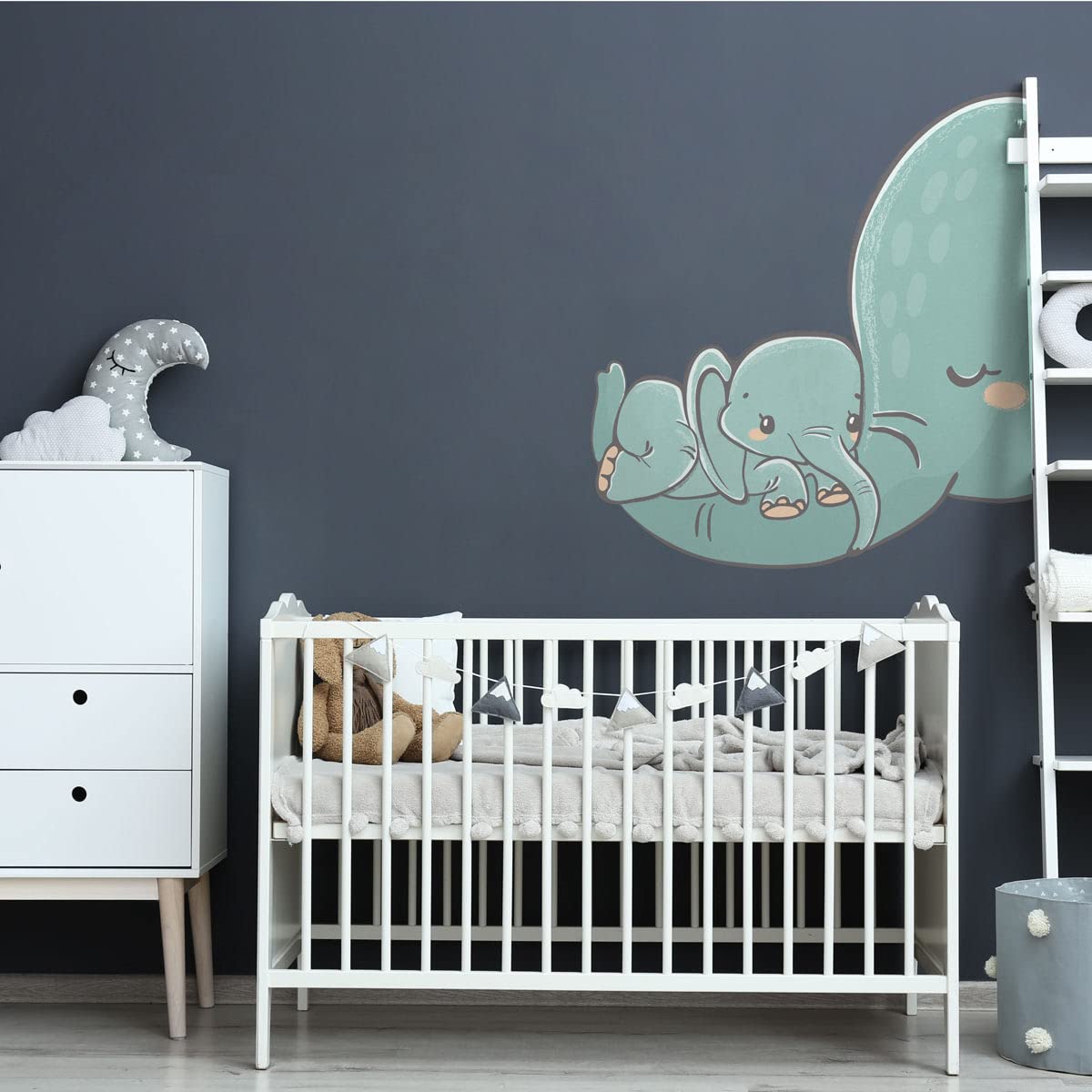 Elephant and Baby Stickers, Model 38, 60x90cm - Image 4
