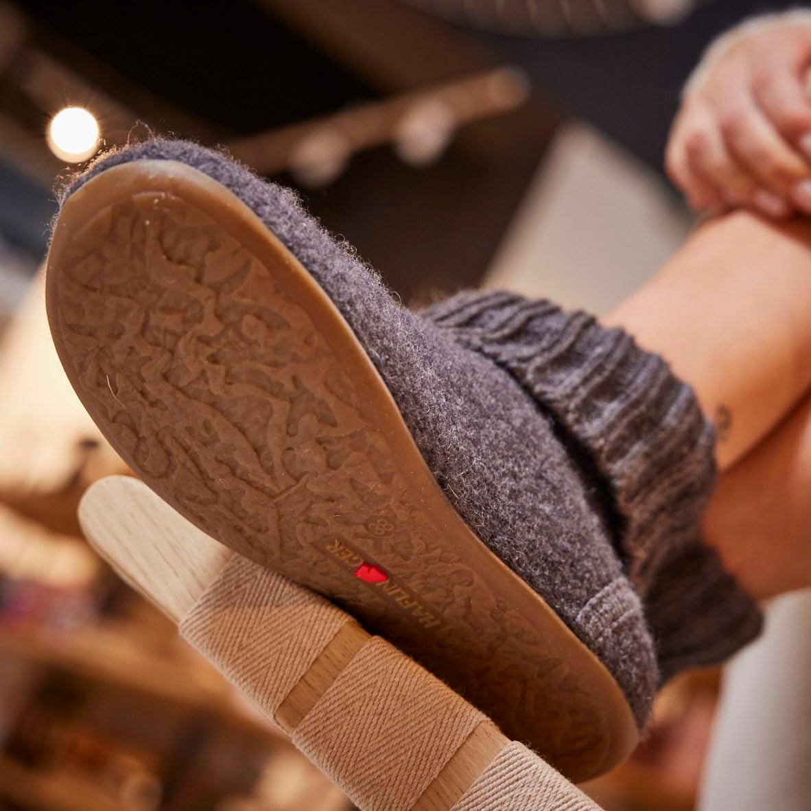 HAFLINGER Boy's High Hi-Top Slippers