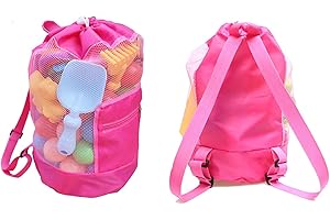 Kids' Mesh Beach Bag, Perfect for a Fun and Organized Beach Day