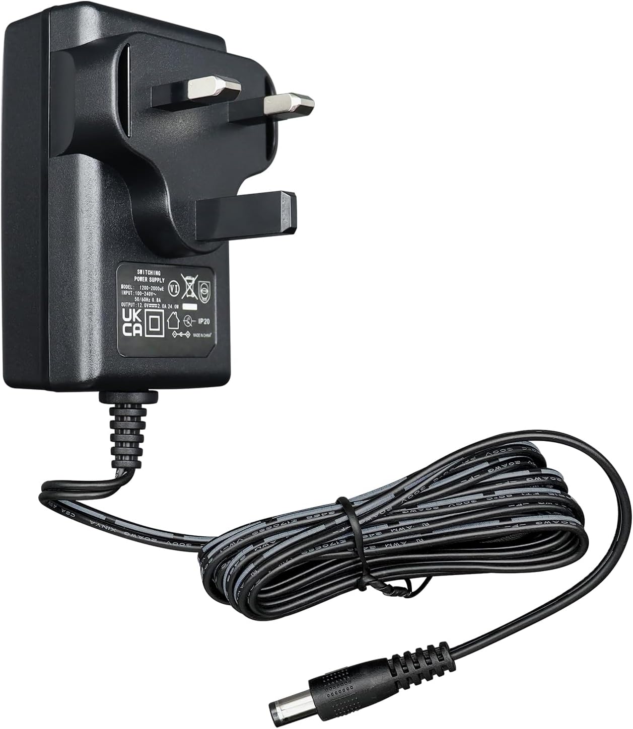 ANLINK 12V 2A/2000mA Power Supply Adapter, AC 100-240V 50/60Hz to DC ...