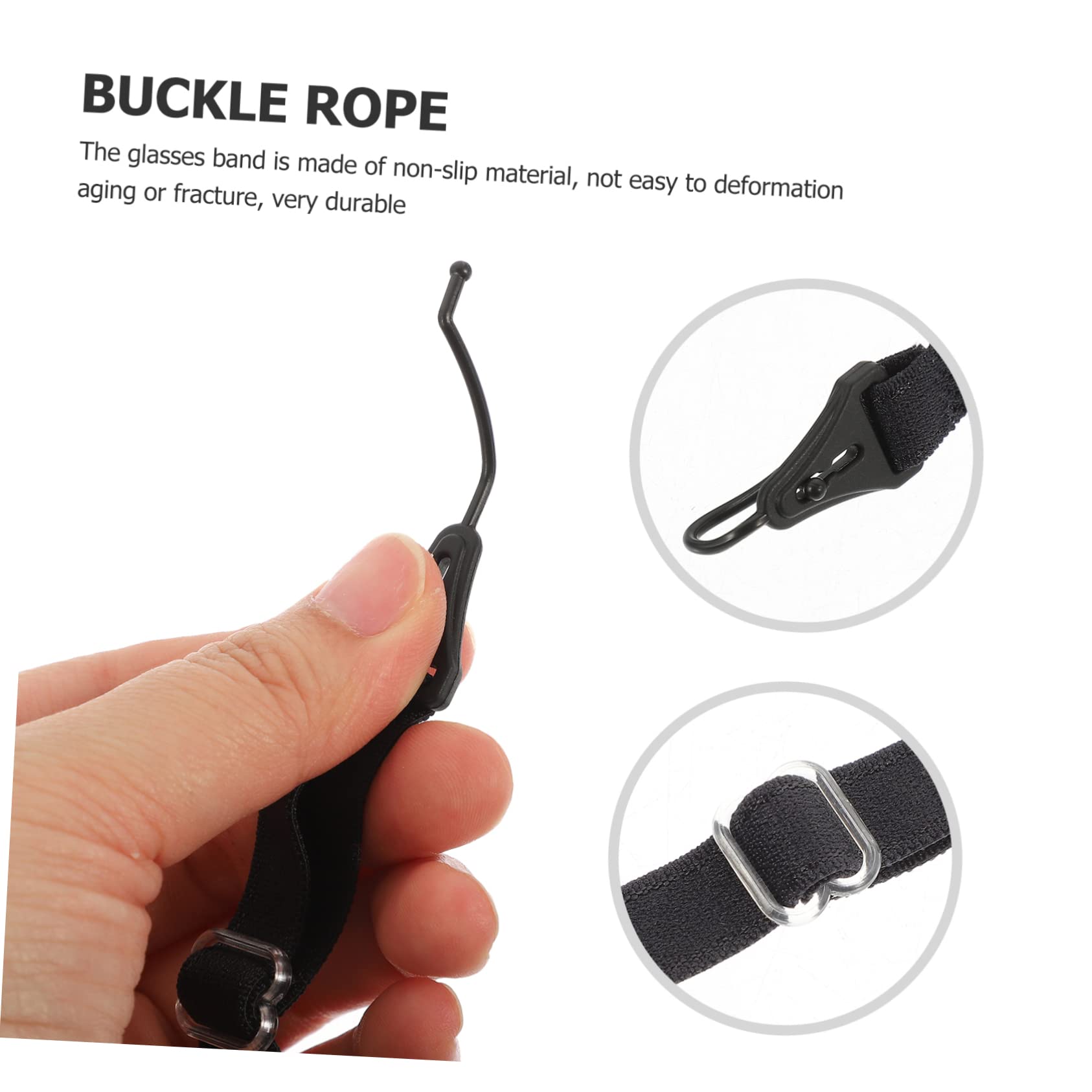 OSALADI 16pièces Élastique Anti-dérapant Pour Lunettes Cordons Réglables Confortables Pour Activités Extérieures Et Sportives Parfait Pour Adultes
