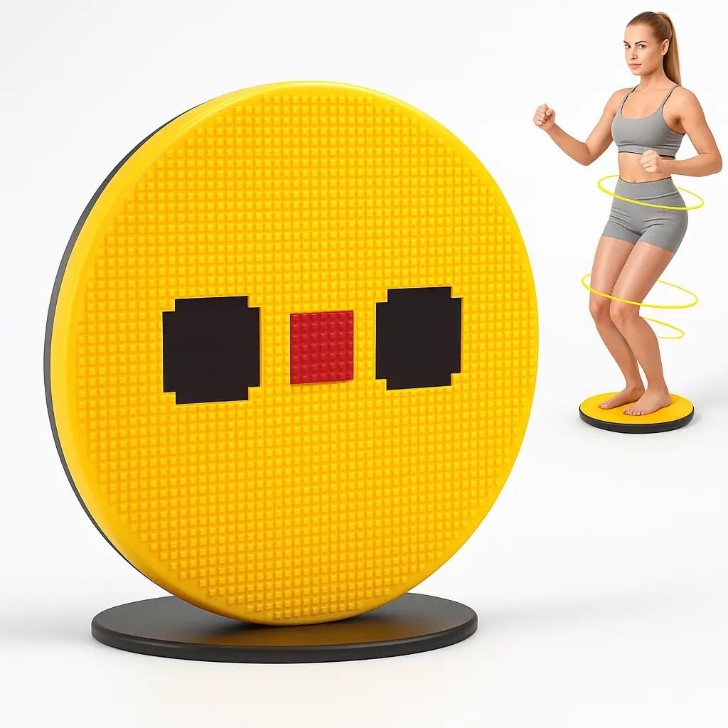 Dr.Ravi’s Twist & Slim Waist Twister Disc – Abdominal & Oblique Exerciser, Body Toner, Fat Burner, Perfect Waist Trimmer & Home Gym Equipment (Unisex) - Tummy Twister Exercise Machine