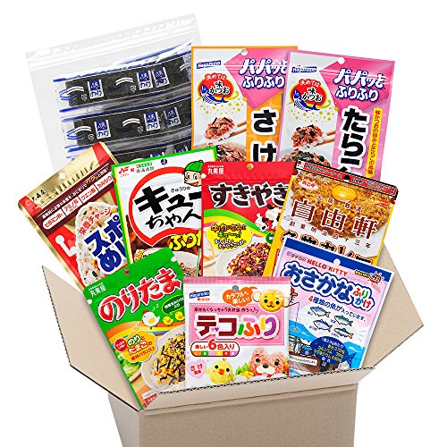 Assaisonnements au riz Furikake & Feuilles d'algues Nori sushi Cuisine traditionnelle japonaise