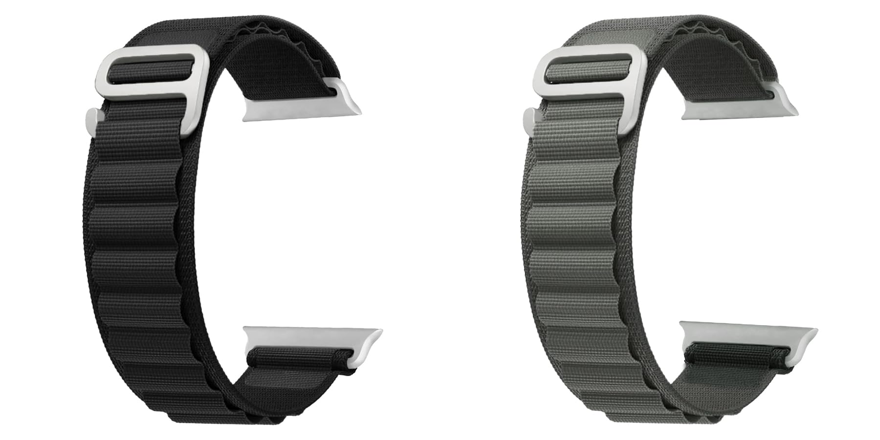 ACM Pack of 2 Watch Strap Slide Nylon Loop Compatible with Fire-Boltt Vogue Bsw132 Bsw133 Smartwatch Sports Hook Band (Black/Grey) (B0CQCDYHB6) Amazon Price History, Amazon Price Tracker