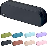Vista 1 de Mr. Pen - Estuche de silicona para lápices, estuche para lápices negro, estuche pequeño para lápices, estuche para lápices estético