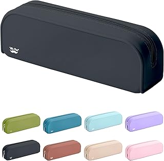 Mr. Pen- Silicone Pencil Case, Black Pencil Pouch, Pencil Case Small, Pencil Pouch Aesthetic