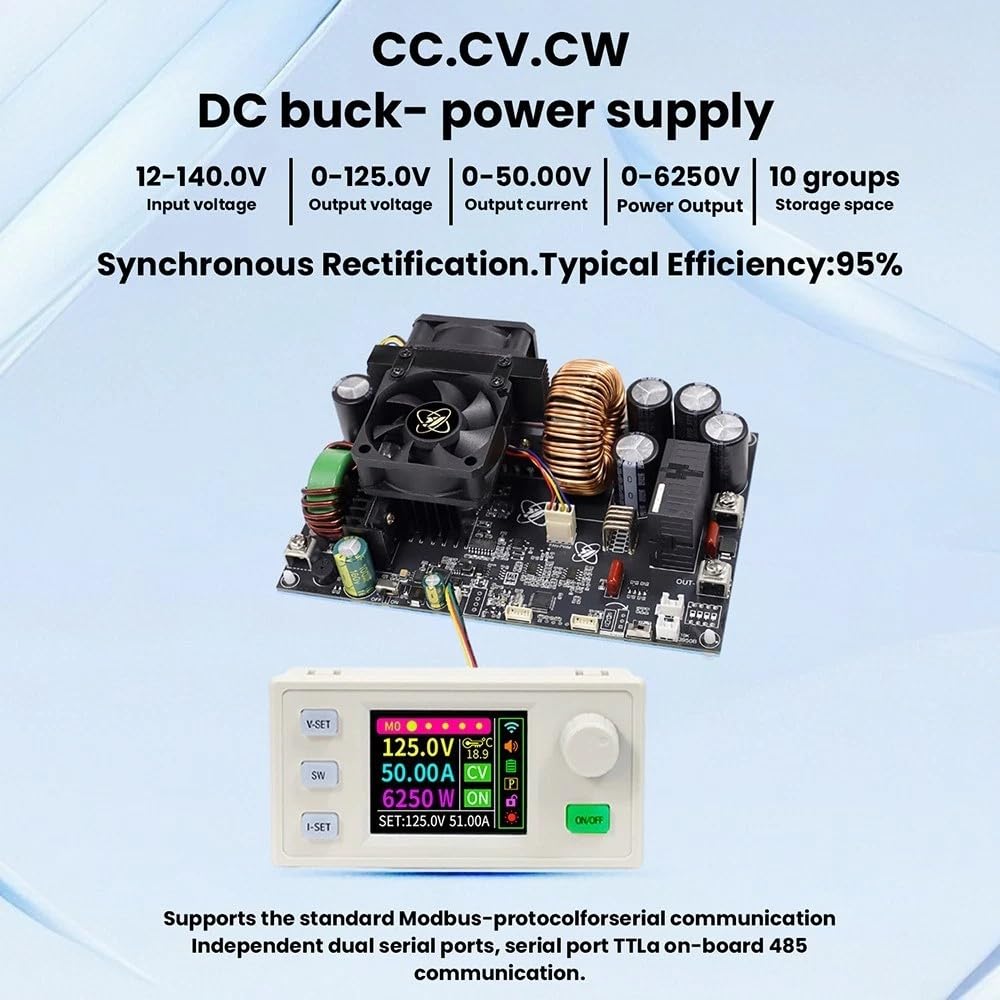 CNC DC Netzteil 50A 125V Einstellbar Konstantstrom