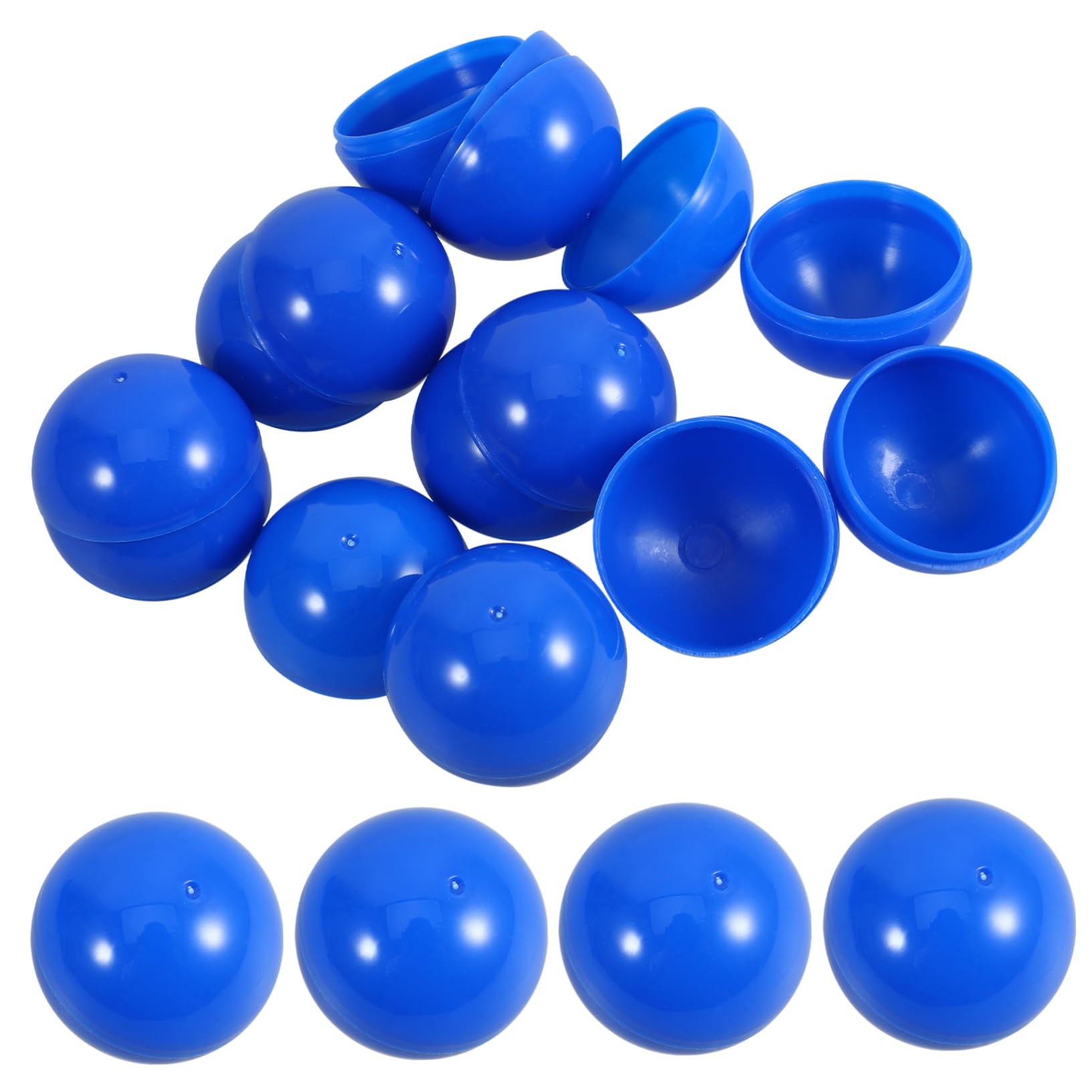 SOLUSTRE 50Pcs Openable Balls Raffle Drawing Balls for Parties Lightweight Plastic Ornaments for Games and Activities for Carnivals and