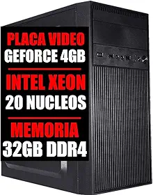 Pc Servidor Cpu Xeon E5 20 Nucleos, GeForce 4Gb, Ssd 480GB, 32Gb Ddr4 (32GB DDR4)