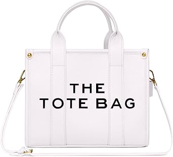 NPBAG The Tote Bag for Women, PU Leather Handbag with Zipper, Crossbody Shoulder Bag for Travel, School, Work, Top-Handle Trendy Purse S Beige