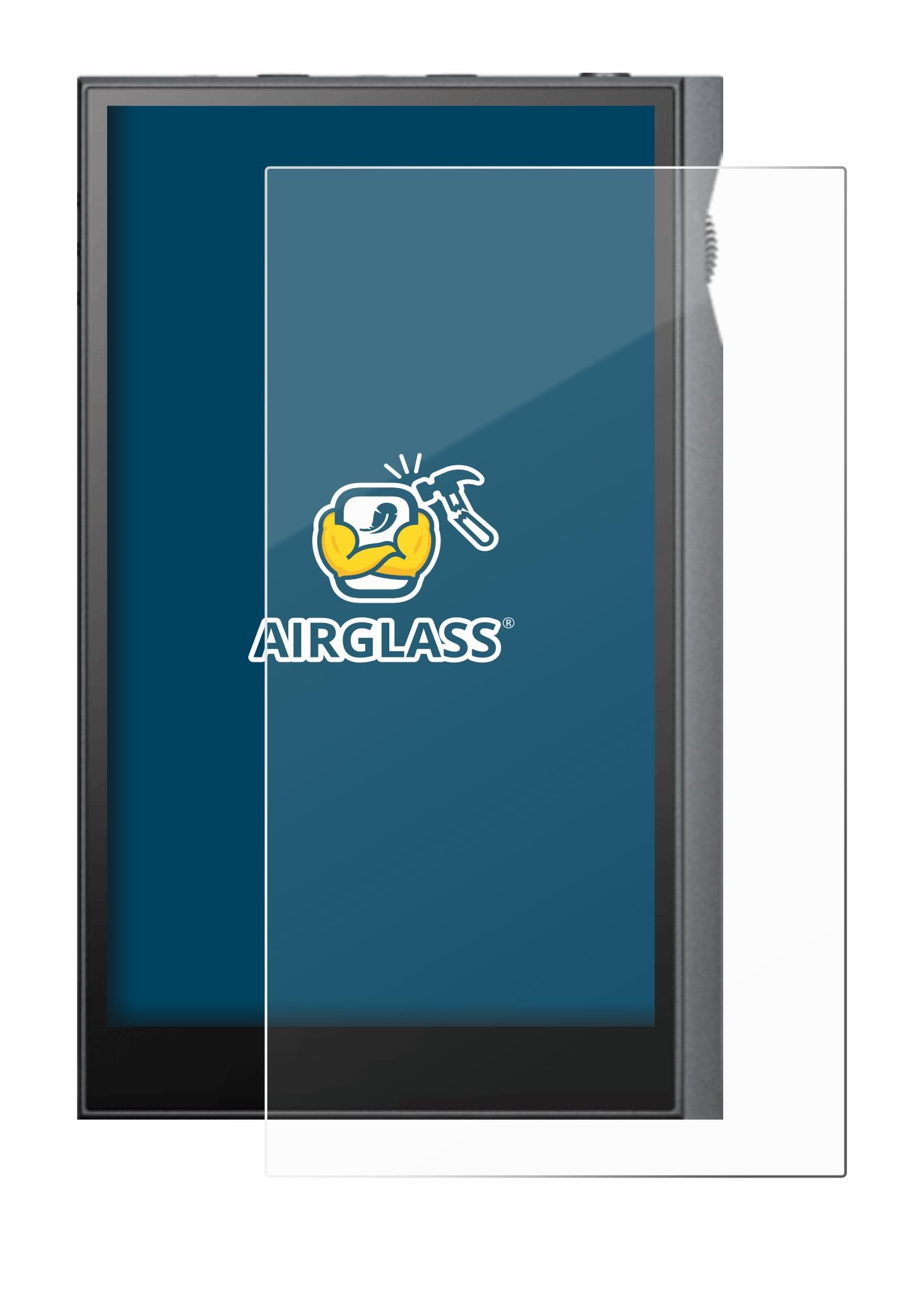 Pellicola Brotect AirGlass In Vetro Ibrido Per Astell&Kern Kann Ultra | Durezza 9H, Anti-impronta, 2x Più Sottile E Leggera, Made In Germany