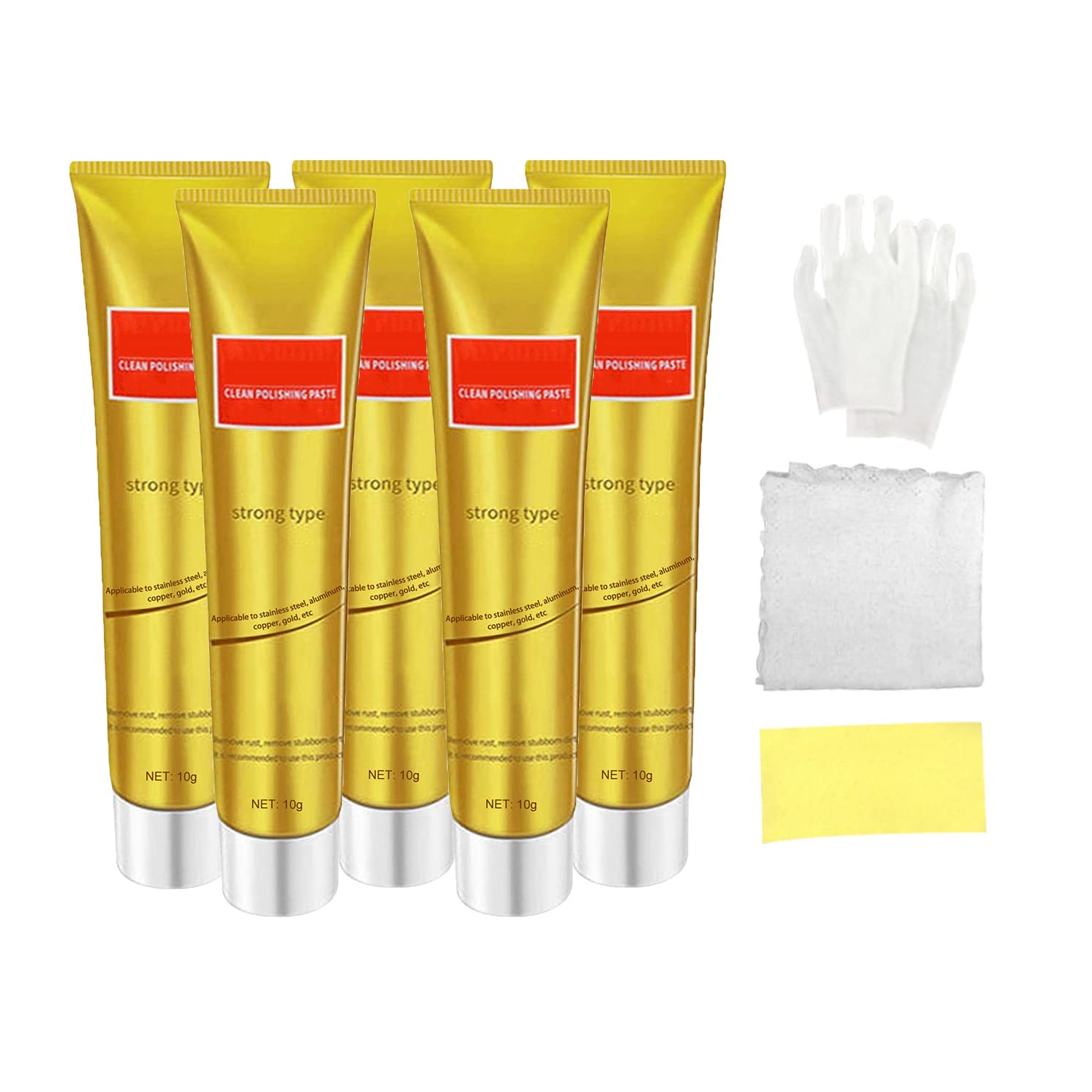 Instashine Metal Polish Cream, 5 piezas miniatura 1