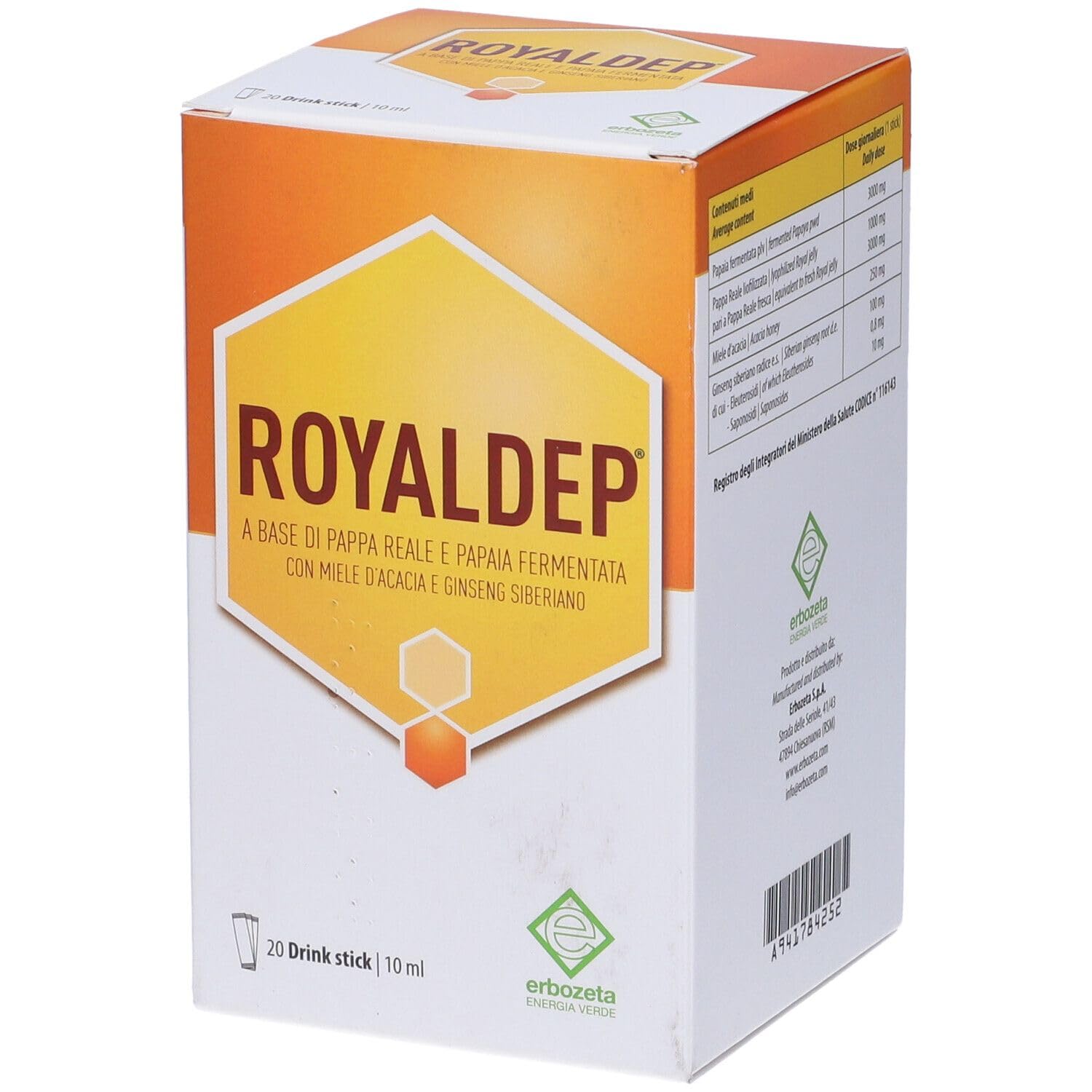 Royaldep 20 stick integratore alimentare