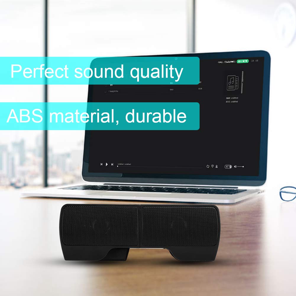 Altoparlante PC SOULION USB | Bluetooth 5.3 E Cablato, Potenza 10W, Volume Regolabile, Per Computer E Laptop, 8.3x10.3x18cm - 2