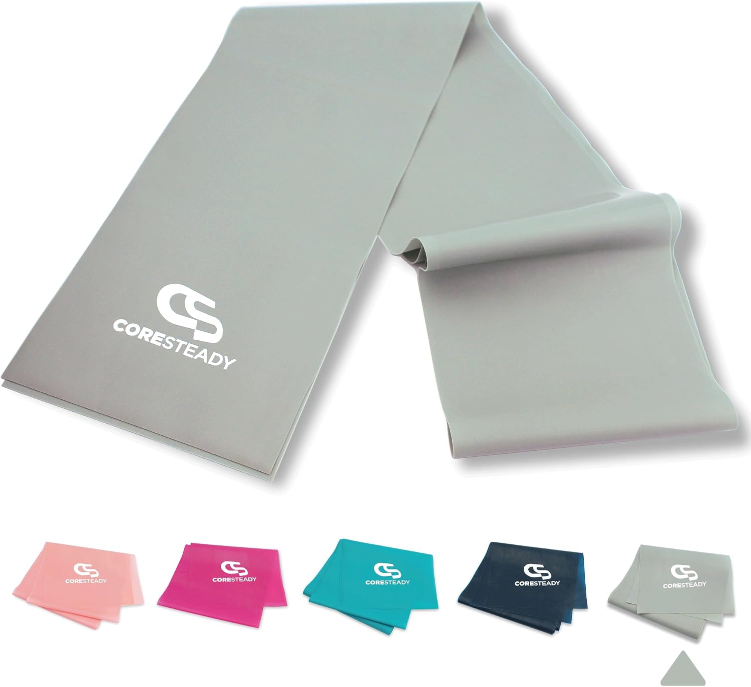 Coresteady Resistance Band - Premium Quality Fitness Band - for Pilates, Yoga, Strength Training, Physiotherapy & Rehabilitation - Guide Included