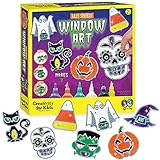 Creativity for Kids Halloween Window Art - Halloween Crafts, Make Your Own Halloween Window Clings