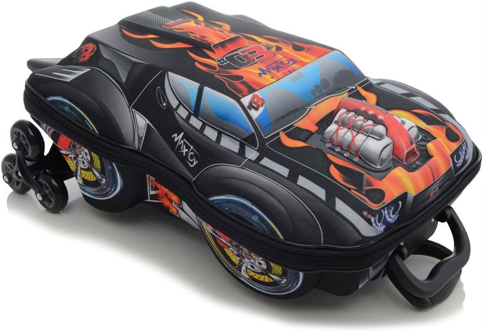 MaxToy Thundervolt Fire 3D Roller Bag