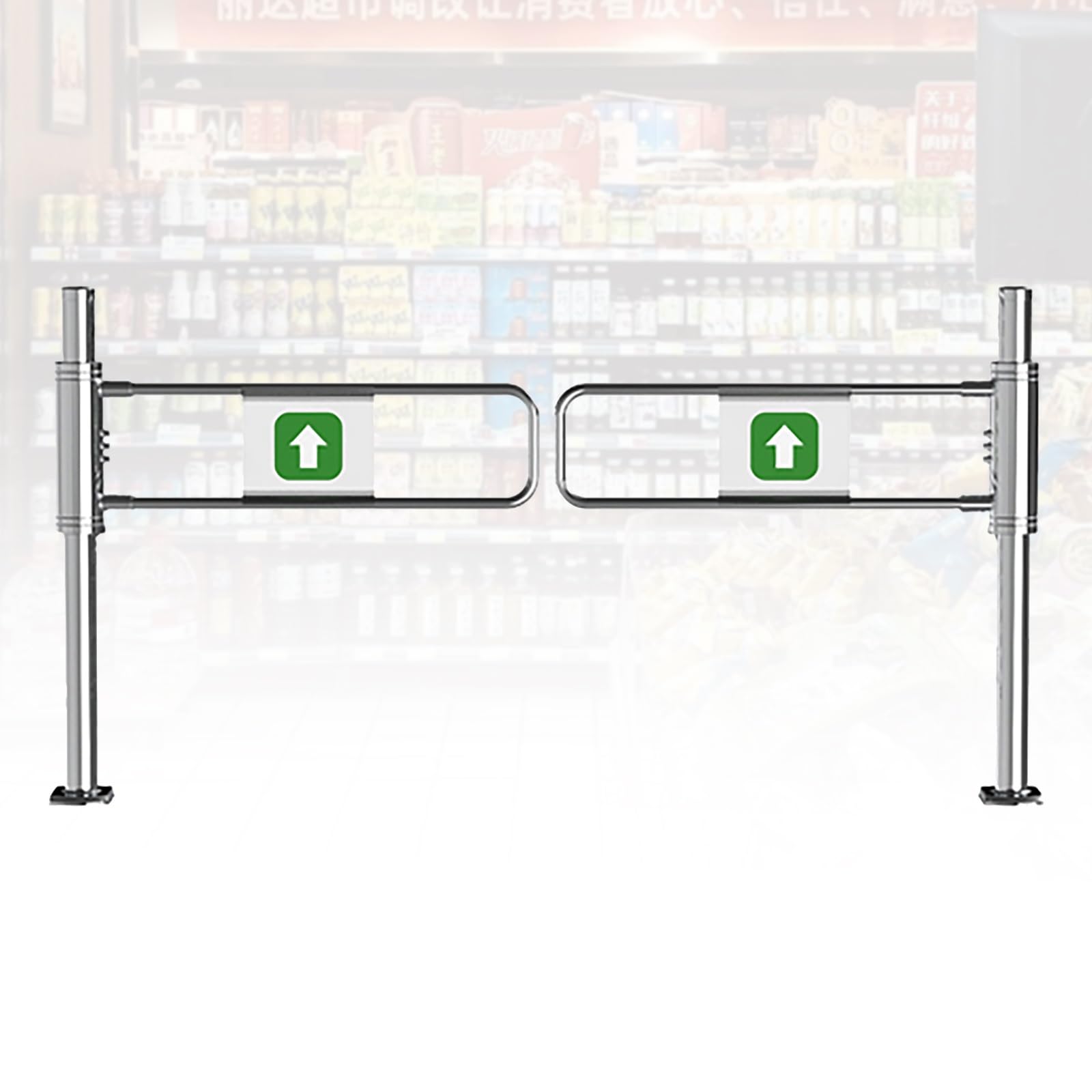 Aioneer Automatic Closing Safety Gate For Entrance And Doorways, Ideal For Commercial And Public Spaces-190cm/74.8in
