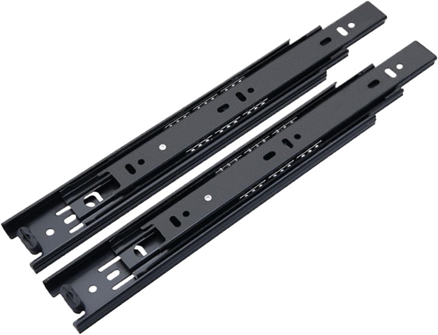 45mm Soft Close Ball Bearing Drawer Runners, 3 Folds Full Extension, Side Mount, 45kg Load Capacity, Furniture Slide(Normal12inches30cm)