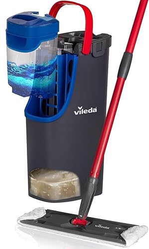 Vileda H2prO Système de Balai Plat, Séparation révolutionnaire de l'eau