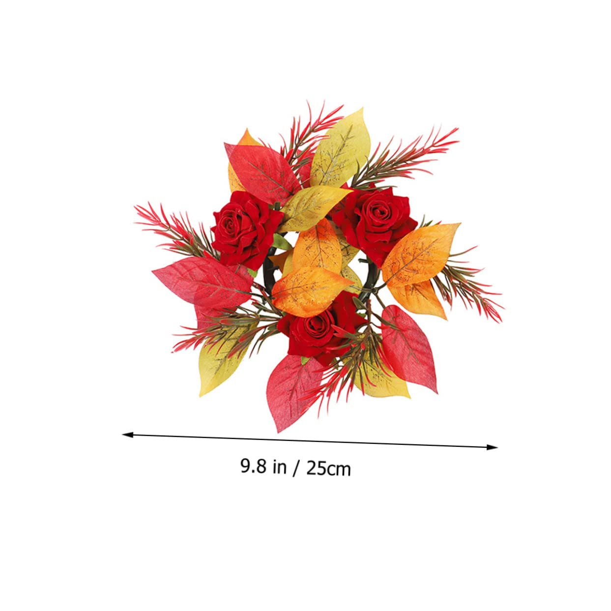 Amosfun 3pezzi Ghirlanda Decorativa Rosa Per Porta Ingresso Wreath Elegante Per Decorazioni Da Appendere Casa e Matrimonio Senza Manutenzione Aspetto Realistico e Design Chic