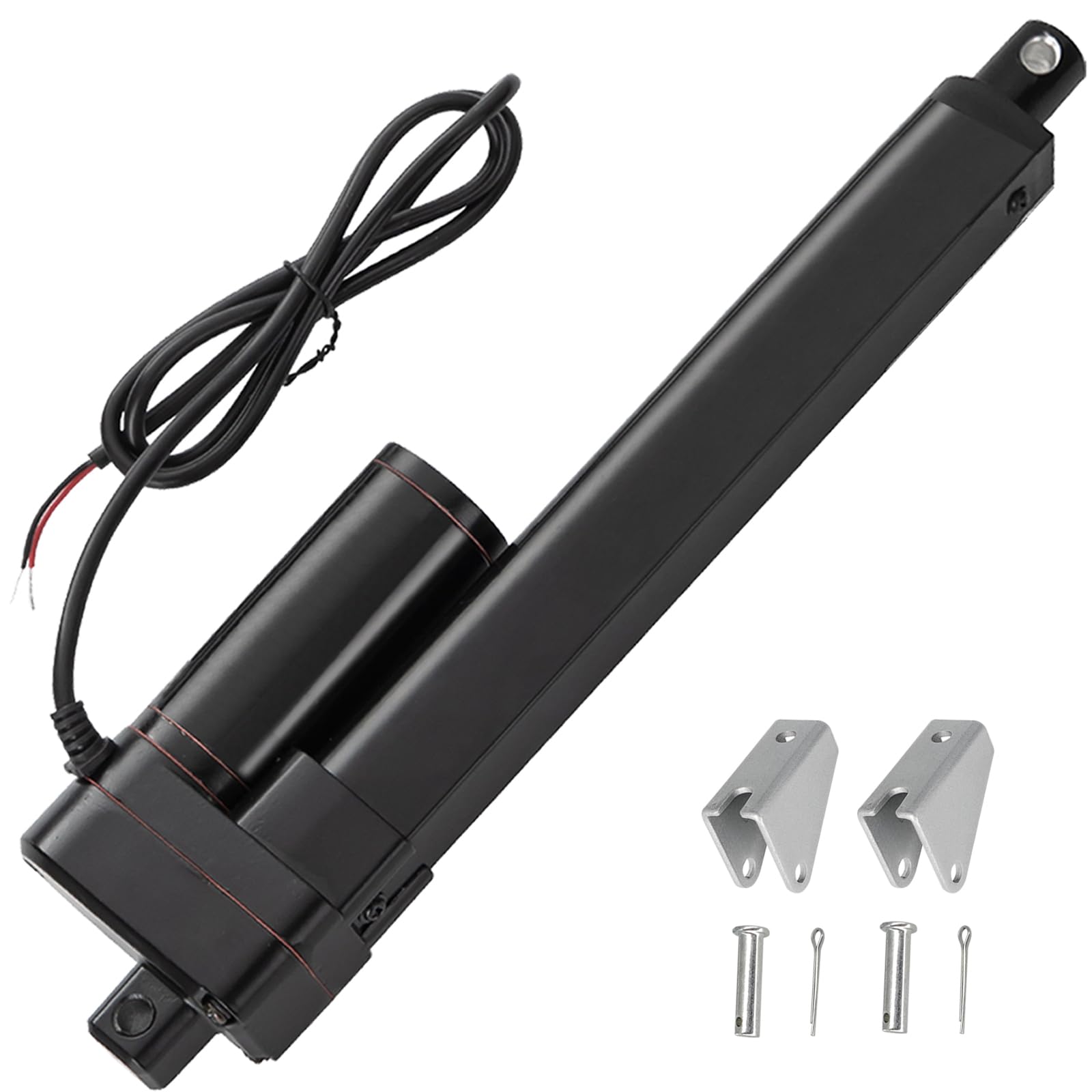 6 Inch High Speed 1.34"/sec Linear Actuator 12V 88lbs/400N IP65 Waterproof Linear Motion Actuator With Mounting Brackets - View #4