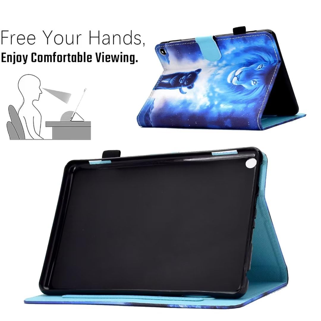Compatibile con/sostituzione per Tablet PC HD 10 2021 Rilasciato PU Pelle Flip Cover Stand Wallet Case XXCX6 (5)