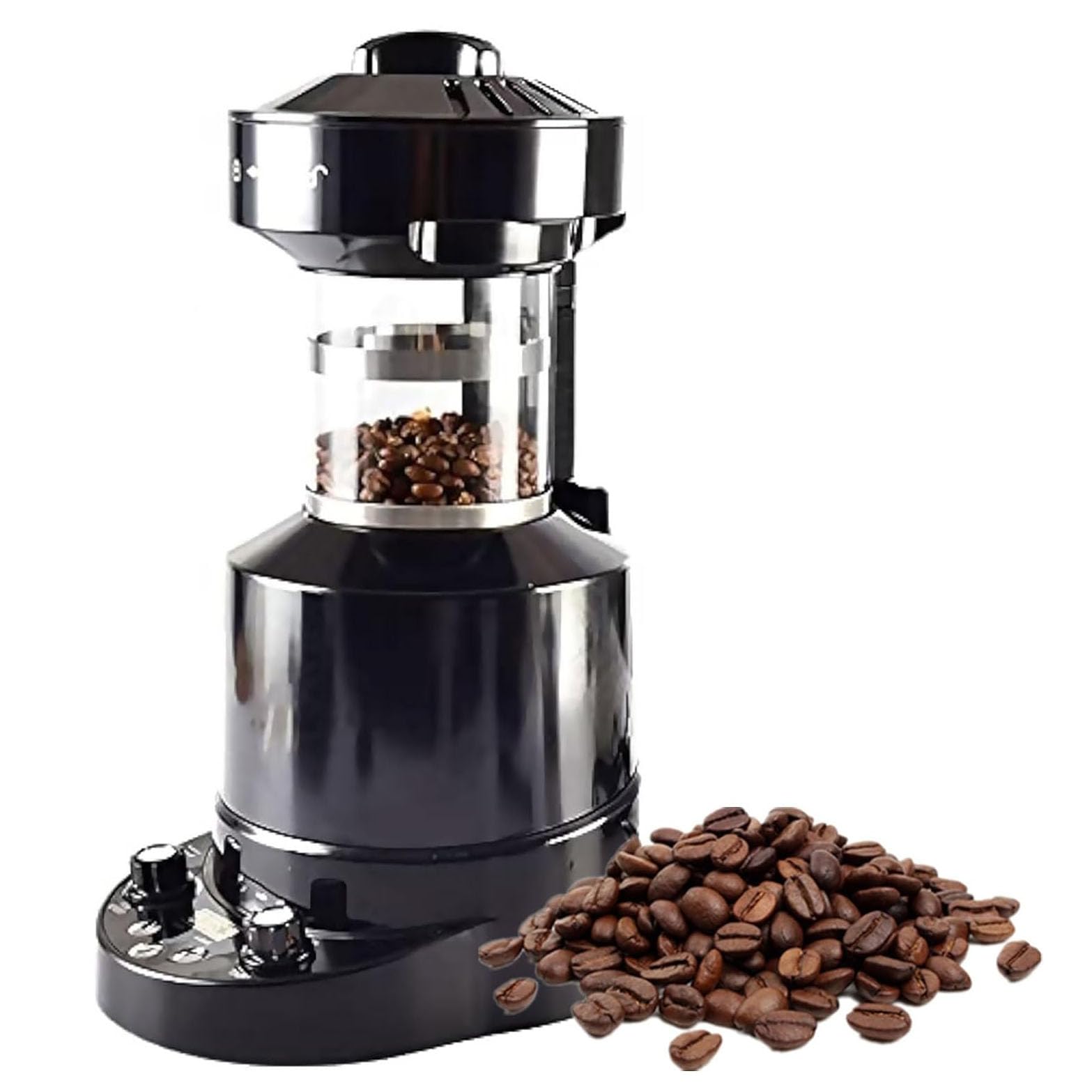 Tostatrice elettrica per Chicchi di caffè, tostatrice Automatica per caffè ad Aria, Regolazione dell'Aria Fredda/Calda, velocità del Vento Regolabile