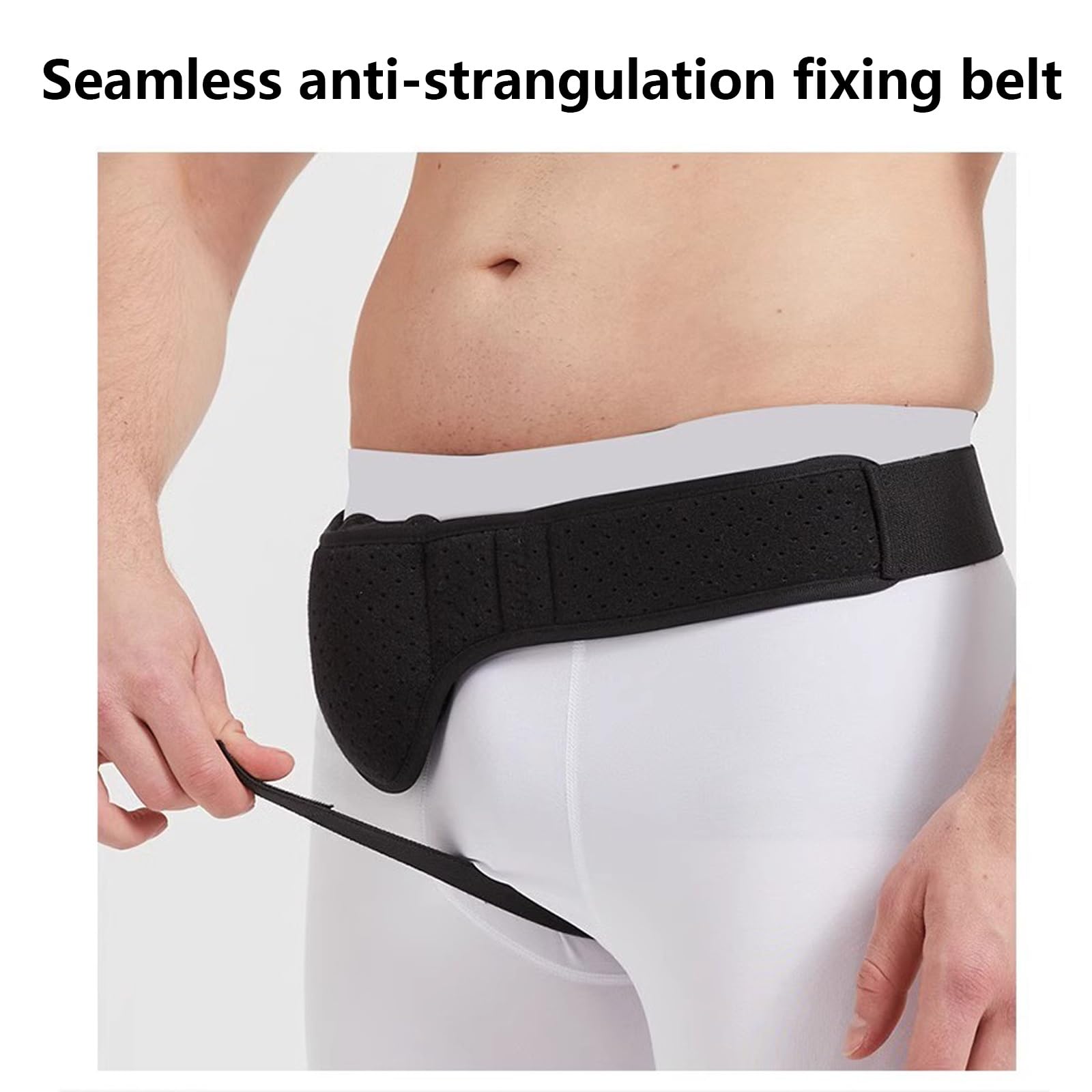 Fascia Ernia Inguinale Uomo, Cinto Erniario, Cintura Per Ernia Inguinale, Cintura di Supporto Per Ernia Inguinale Unilaterale Per Uomo E Donna Con Cuscinetto di Compressione Rimovibile(X-Large)