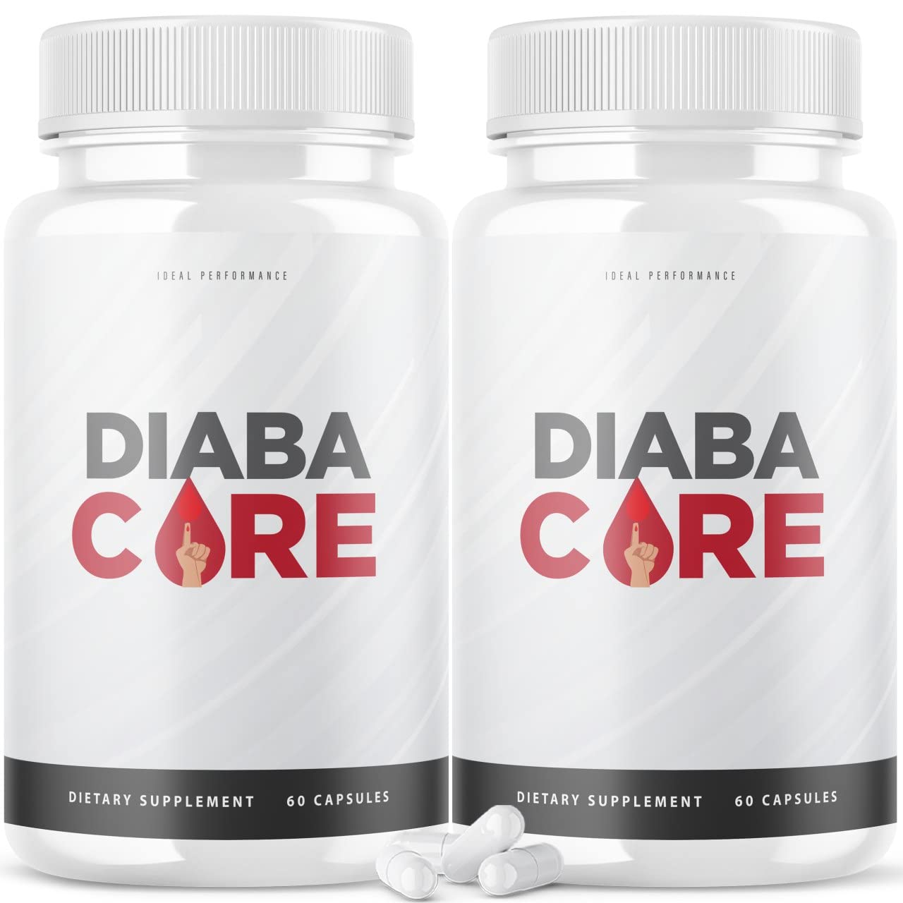 IDEAL PERFORMANCE (2 Pack) Diabacore for Blood Sugar Support Supplement Diaba Core Pills (120 Capsules)
