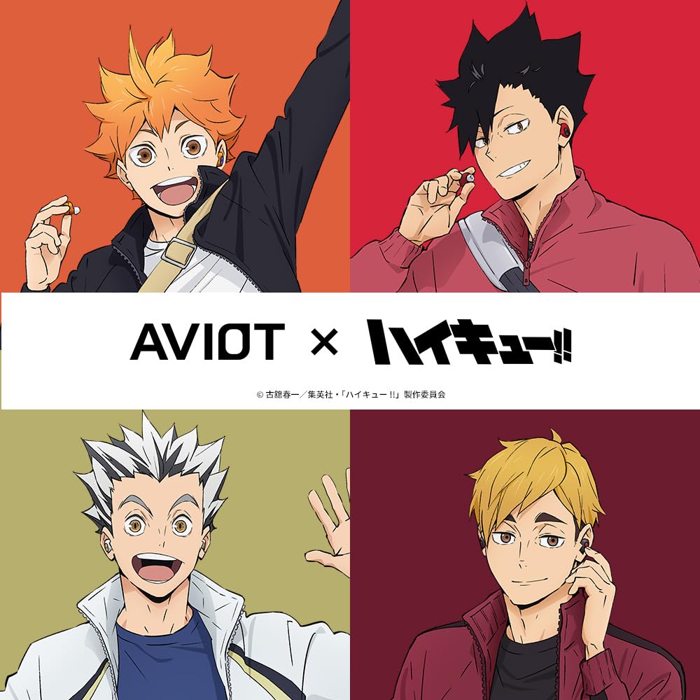 Amazon.co.jp: AVIOT TE-Q3-HK ハイキュー!! コラボワイヤレスイヤホン