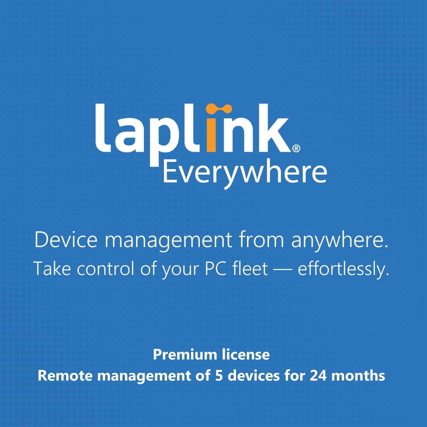 Laplink Everywhere Premium - Cloud RMM para Windows - Fácil configuración, implementación y administración sin infraestructura de TI adicional - 5 dispositivos durante 24 meses