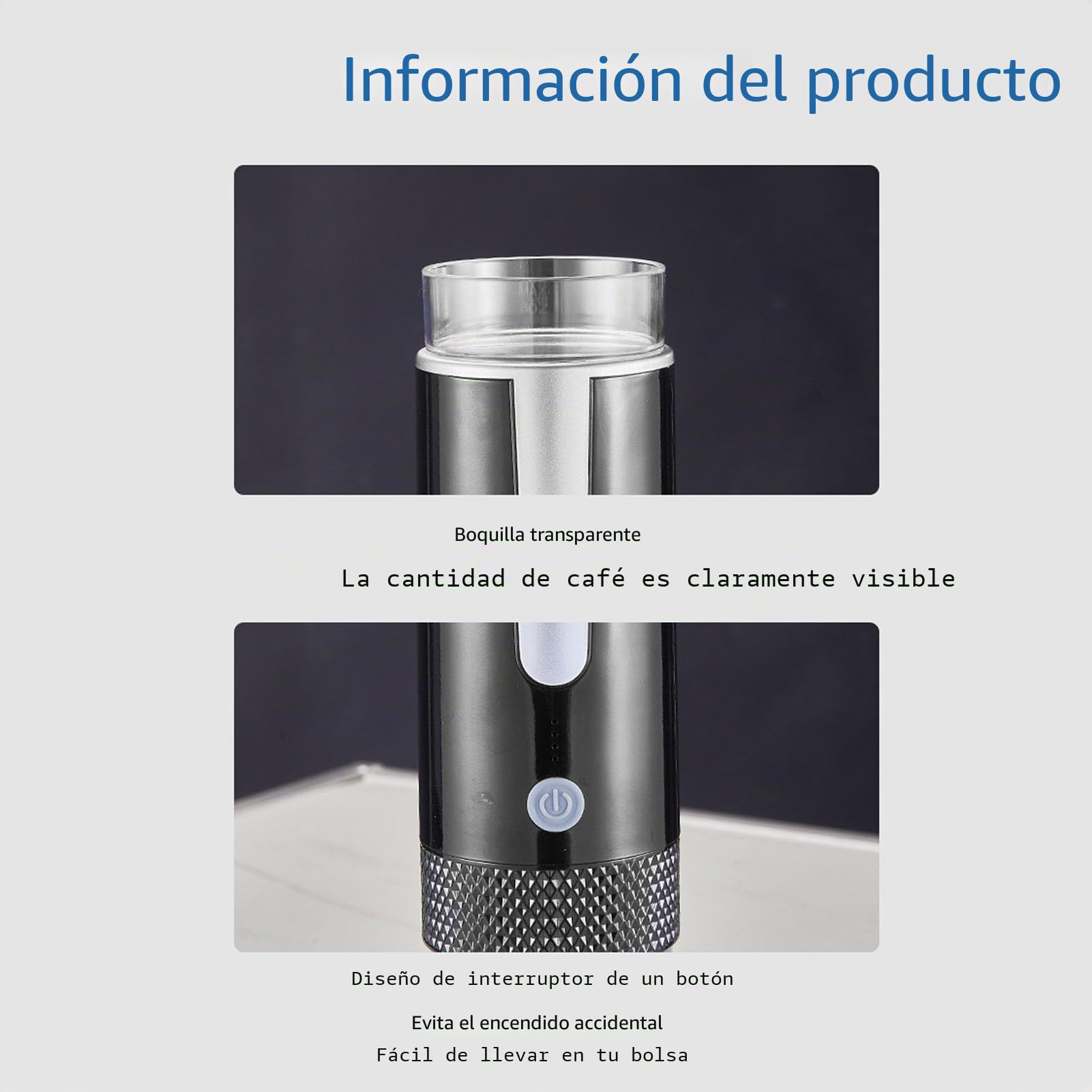 Cafetera portátil mini, inalámbrica, recargable tipo C, con batería de 1200 mAh, ideal para viajes y camping. Compatible con cápsulas K-Cup y café americano.