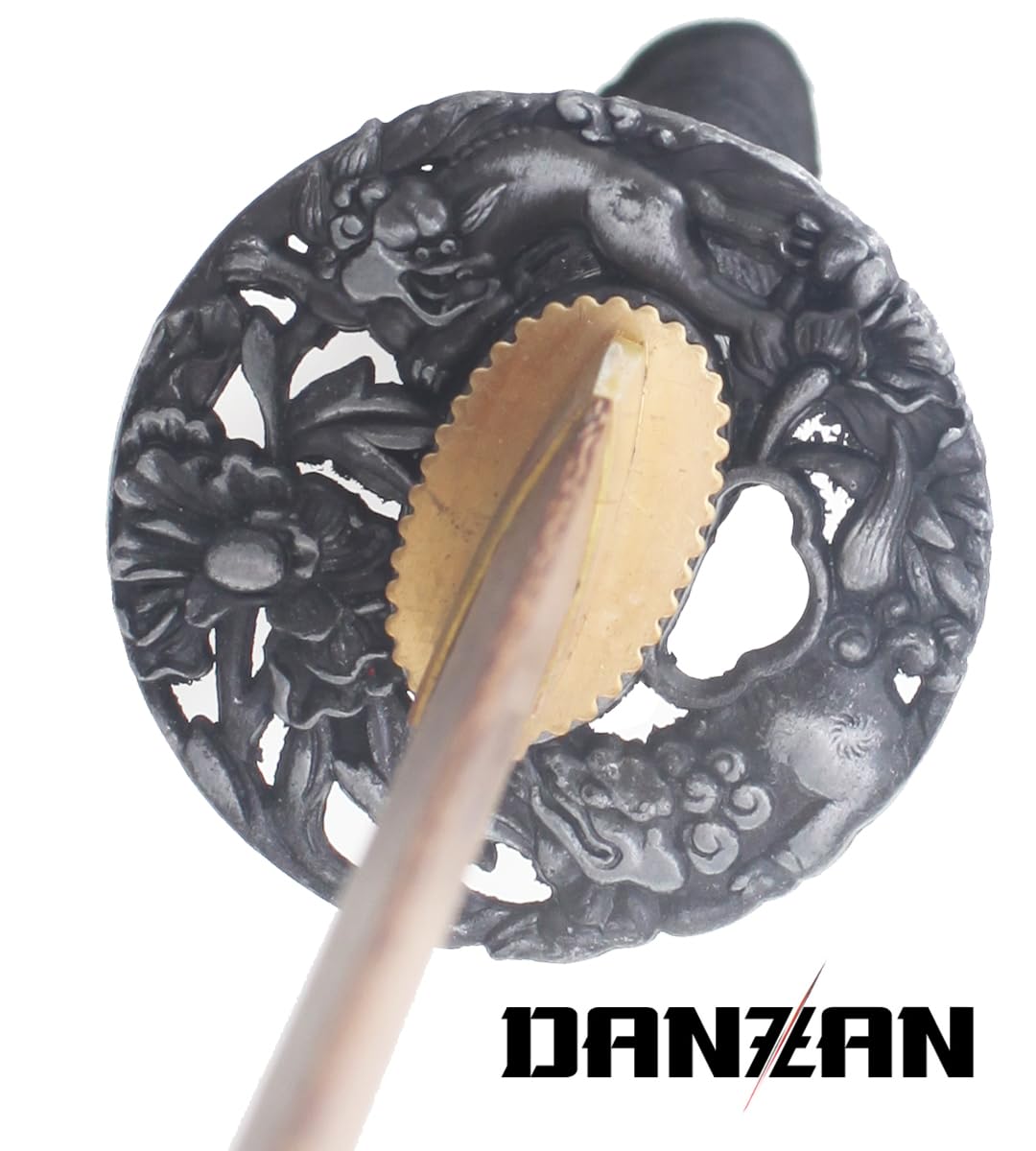 Danzan Katana en Bois Katana Arashi Sabre en Bois Epee Entrainement Katana Japonais - Lame Bois