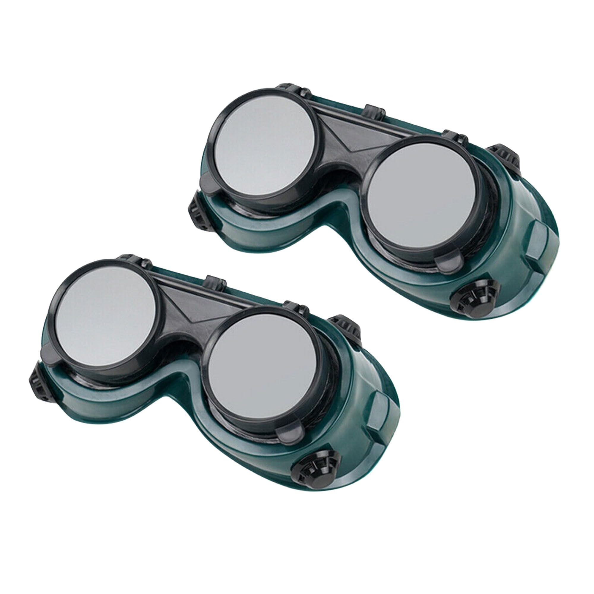 UCCKEYI 2PCS Flip Up Oxy Cutting Welding Safety Glasses Solder Welder Goggles Eye Protection