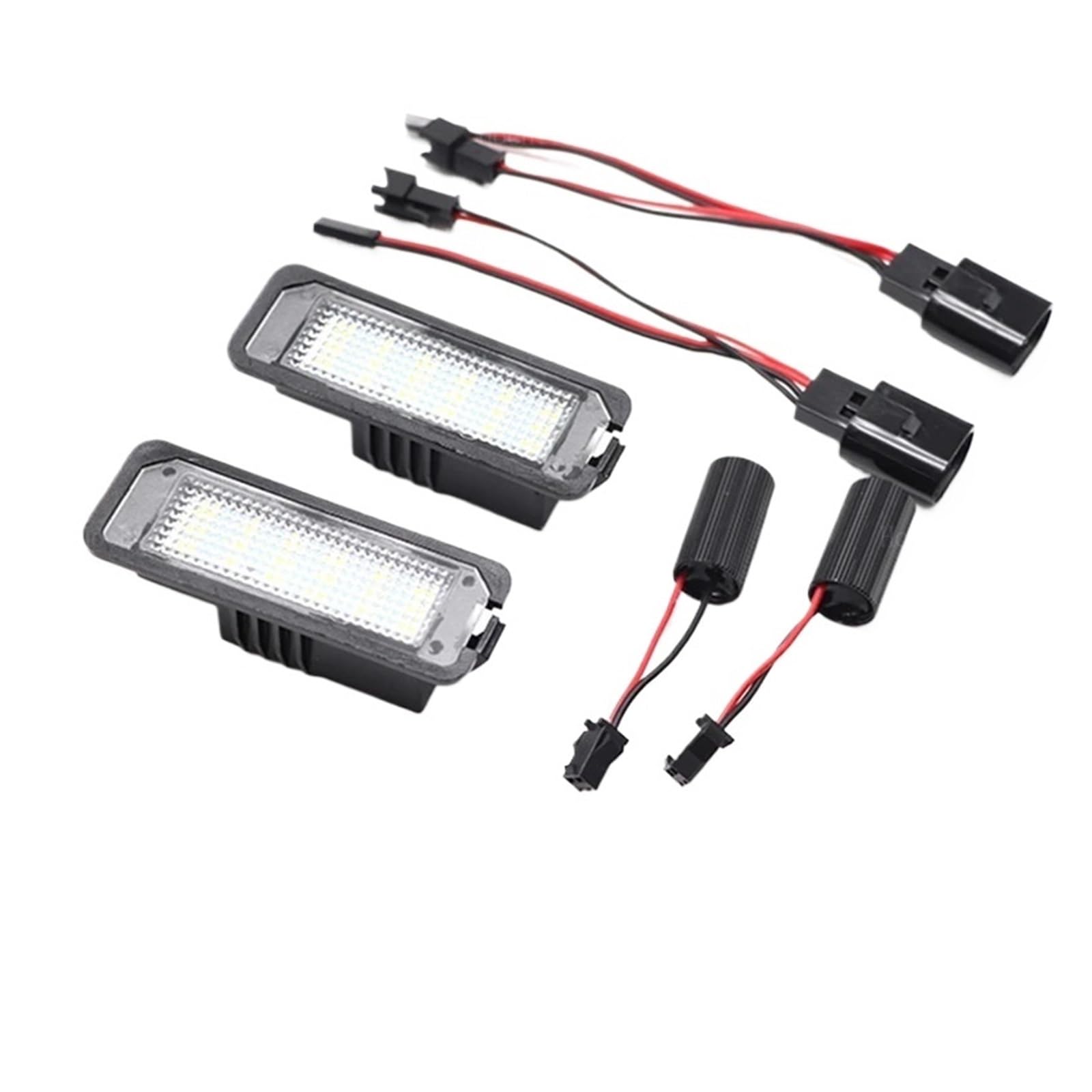 fanale posteriore dell'auto 2 pz LED Numero di Licenza Lampada Della Luce Per Targa Auto Per VW Per Passat B6 CC Per Eos Per Golf 4 5 6 7 MK7 Per Polo Per Superb Per Seat Per Leon Per Altea