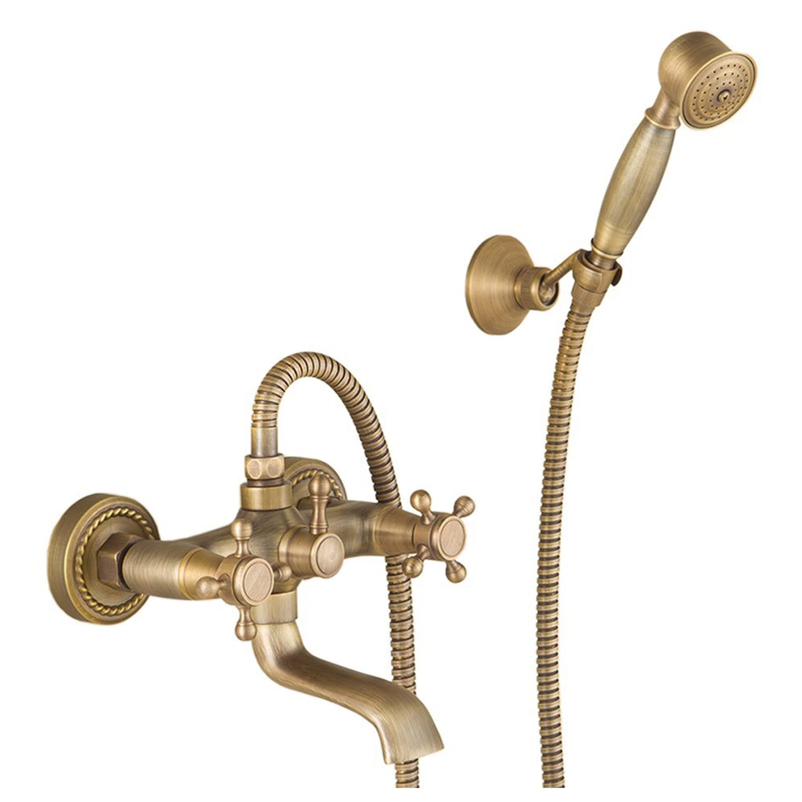 Robinet de douche reglable double fonction pour eviter les éclaboussures