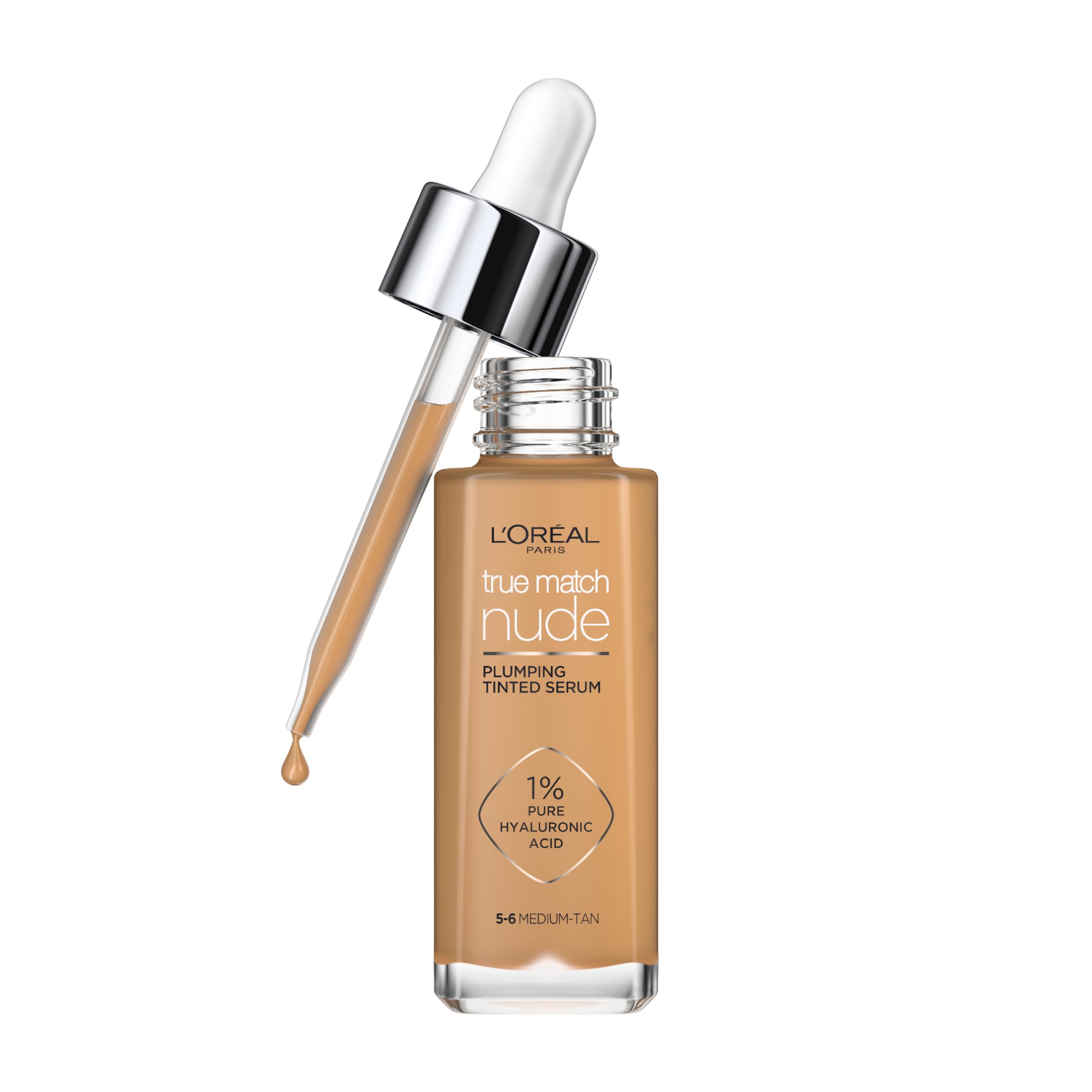 L’Oréal Paris True Match Nude Plumping Tinted Serum Tan 5-6
