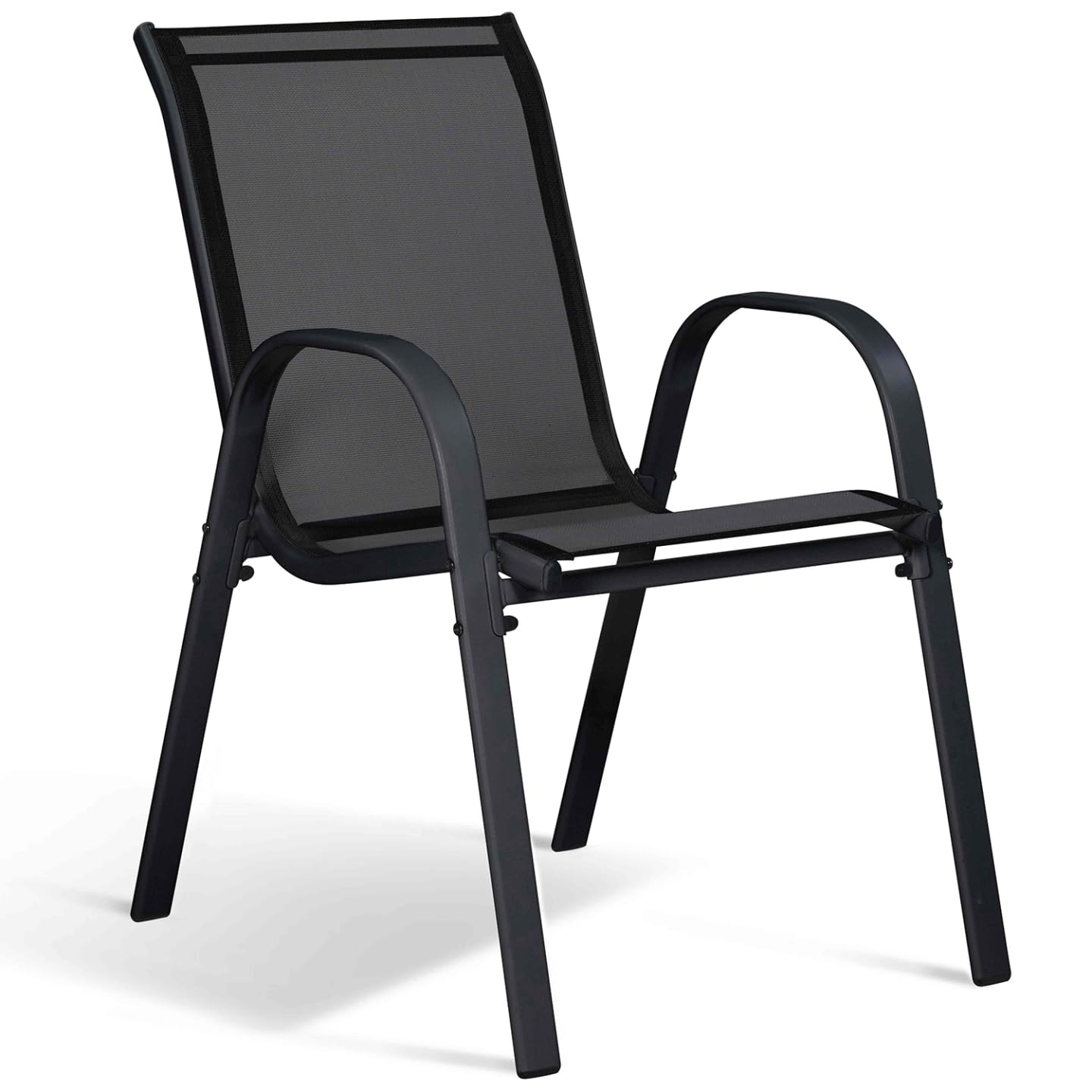 IDMarket - Salon de Jardin Poly Extensible Table 135/270 cm et 12 chaises Bois et Noir