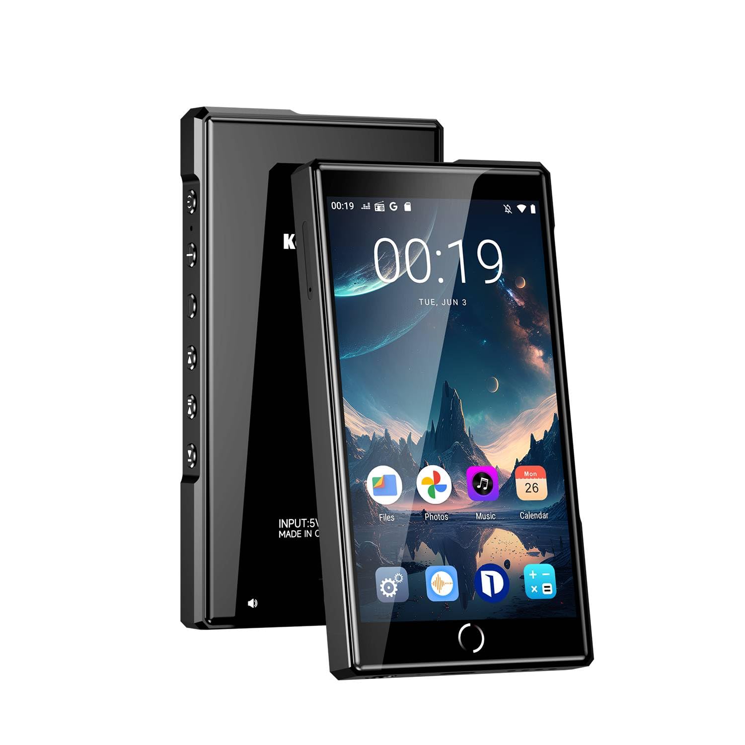 16GB MP3 Player with Bluetooth and WiFi C4 Plus Android 13 HiFi MP3 Player Spotify 4 3 FHD